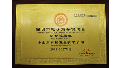 泰銘五金-深圳電子商務(wù)促進(jìn)副會(huì)長(zhǎng)單位